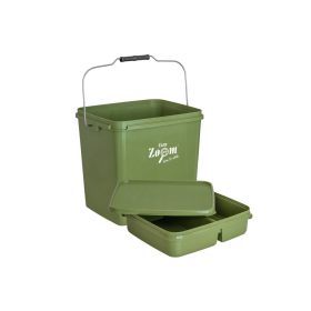 Carp Zoom Csalivödör tálcával, 15 liter