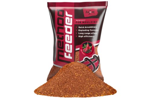 Carp Zoom Method Feeder etetőanyag, csípős fűszeres, 1 kg