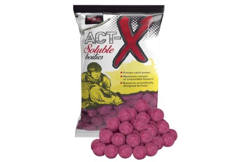 Carp Zoom Act-X Soluble oldódó bojli, 24 mm, Faeper, 800 g
