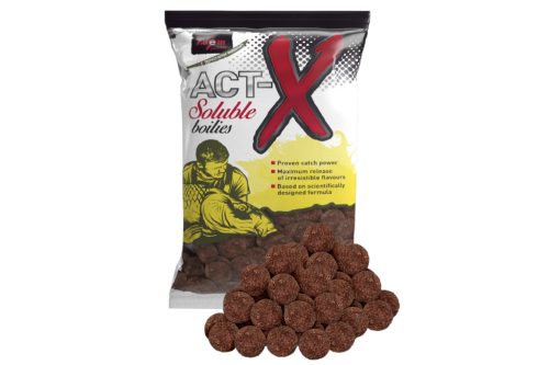Carp Zoom Act-X Soluble oldódó bojli, 24 mm, édes fűszeres, 800 g