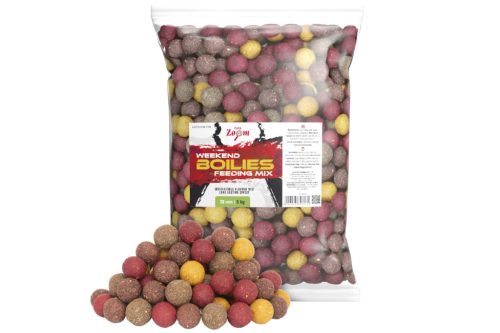 Carp Zoom Weekend Boilies Feeding Mix etető bojli, natúr, 5 kg