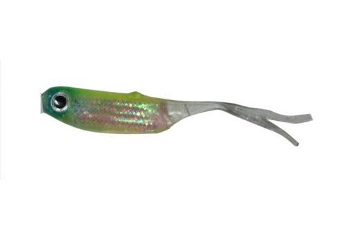 Predator-Z Offspring Tail Killer gumihal halas aromával, 5 cm, zöld, 5 db