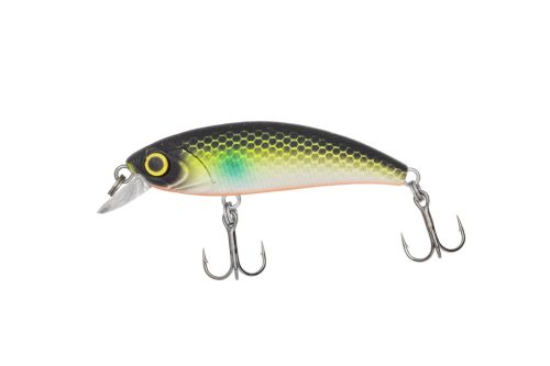 Predator-Z Immortal Shad wobbler, 5 cm, 4 g, fekete, zöld, süllyedő