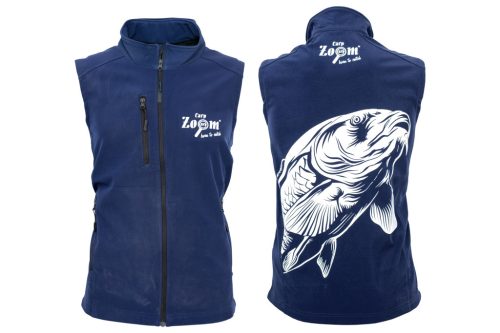 Carp Zoom Férfi softshell mellény, XL, sötétkék
